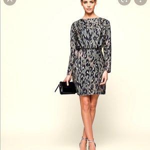Reiss Lotta Leopard Dress